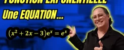 Résoudre une équation exponentielle : exercice corrigé pas à pas en Première et Terminale Spé Maths