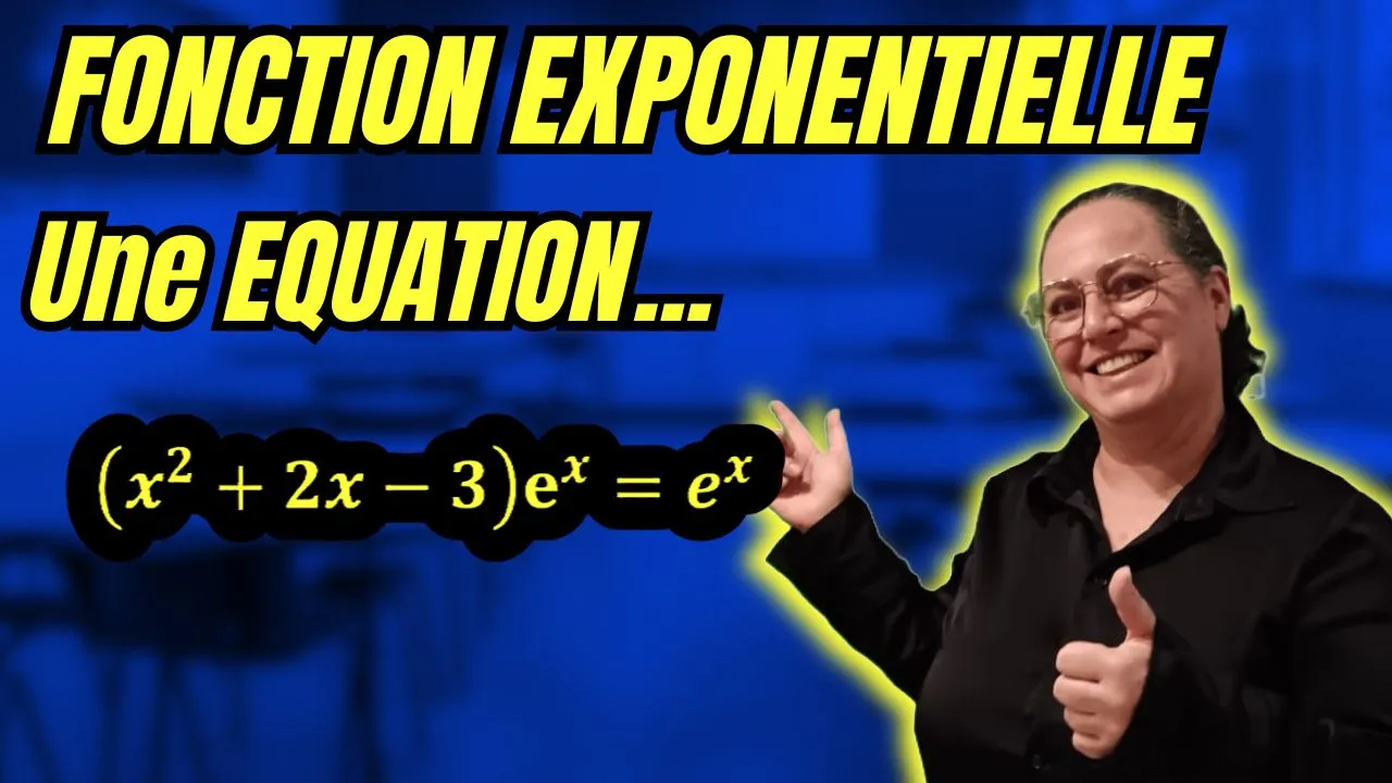 Résoudre une équation exponentielle : exercice corrigé pas à pas en Première et Terminale Spé Maths