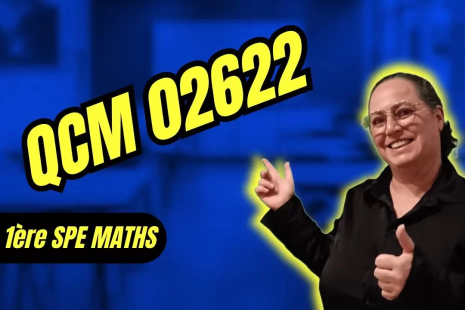 QCM interactif de révisions spécialité maths avec exercices corrigés type bac