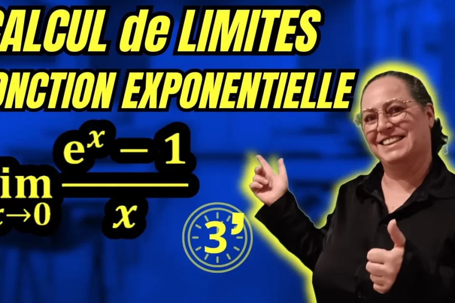 Exercice corrigé sur une limite de fonction exponentielle avec utilisation du nombre dérivé en Terminale spé maths
