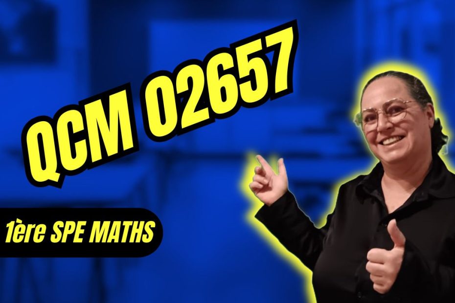 QCM interactif corrigé de Première spécialité maths sur la dérivation, la trigonométrie et la géométrie analytique